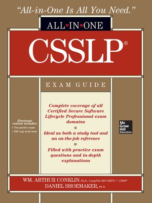 cover image of CSSLP Certification All-in-One Exam Guide